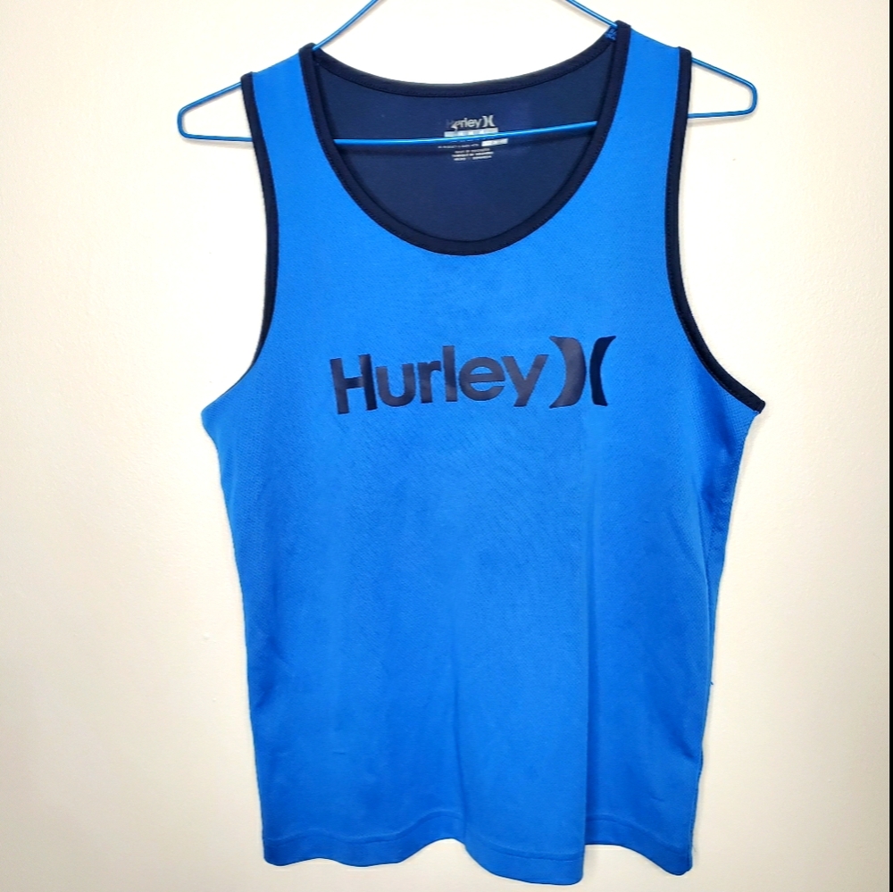 10) NIKE + HURLEY logo Kid's Dri-Fit tank top Sz. 10-12